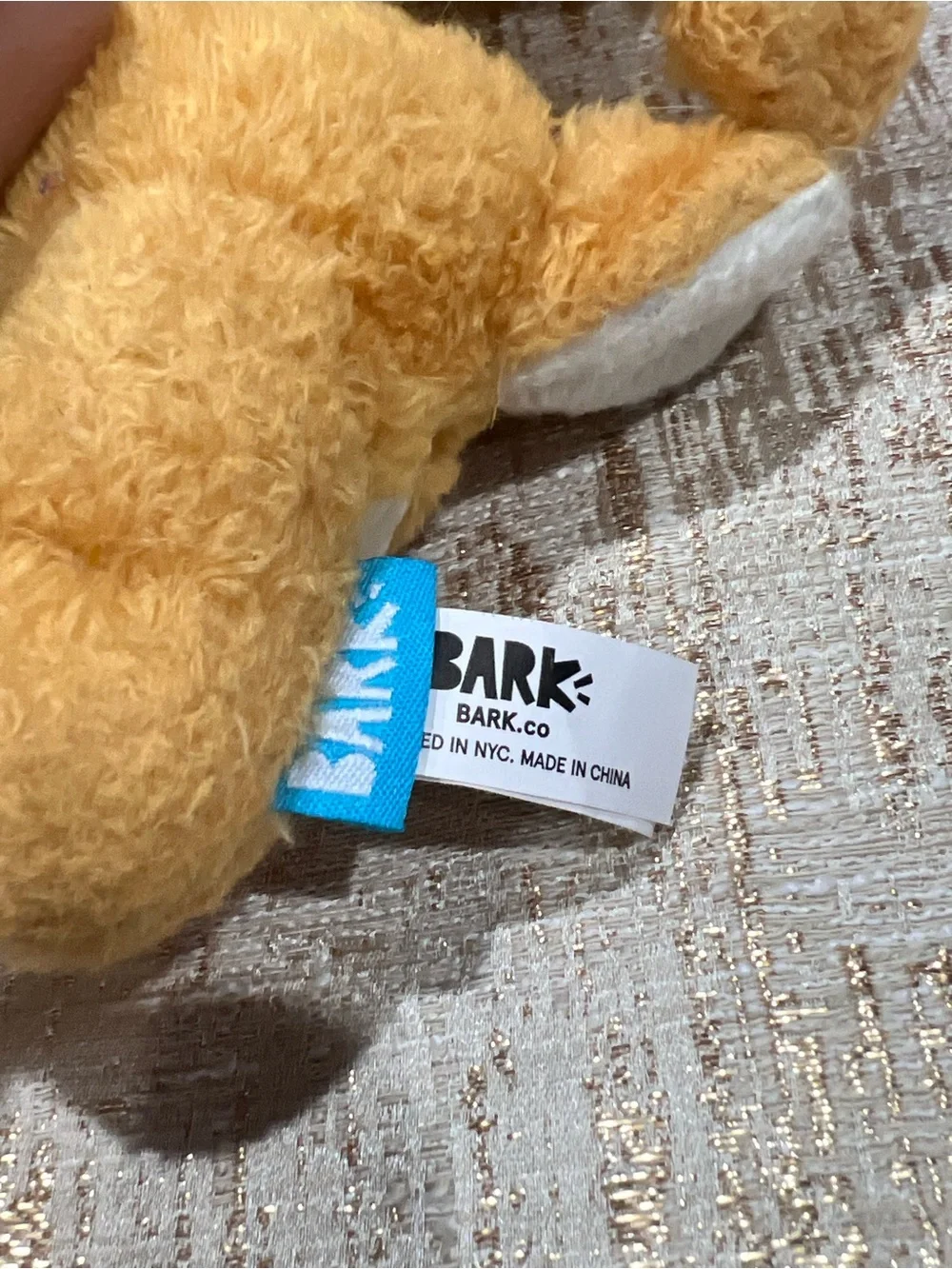 Bark Box Baby Rudolph The Red Nosed Reindeer Squeaker Dog Toy Plush
